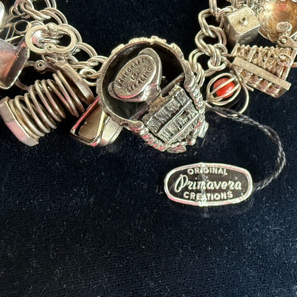 Vintage Moveable LOADED Sterling 925 Silver Articulated Charm Bracelet 89.3 G - Picture 13 of 16